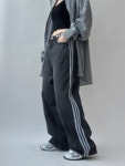 페시넥 휴덴 와이드 트랙 스트링 데님팬츠