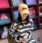 메이블루 썬데이 자수 볼캡