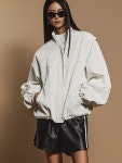 딘트 J2387 크렉 레더 집업 점퍼