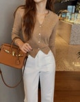 나나살롱 루시아 캐시미어 CARDIGAN