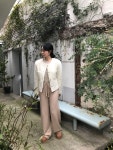 아꼬 도톰 니트팬츠 6color