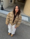 캄웨이브 페이쉬 크롭 패딩