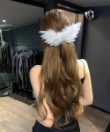 캣스트릿 무료배송 엔젤 포인트 빅헤어핀 (블랙,화이트)