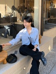 뮤트웜 프롬유 스트라이프 셔츠