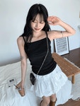 하이리밋 세비얀 도트 스퀘어넥 나시