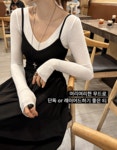 나나살롱 레이어드 시스루 TEE