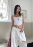 바닐라세컨드 [목걸이set] 브이컷 스터드 나시