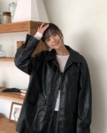 데일리마켓 muse leather jacket / 2color