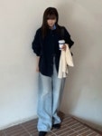 어리틀빗 pale denim pants (1color)