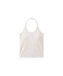 오마이핏 dento halter neck top - soft oat