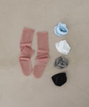 모렌트 [🏝️썸머] 미레온 시스루 컬러 포인트 니삭스