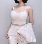 델링유 폼폼 나시 탑 (3color)