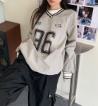 꽃보다옷 꾸안꾸 매력 밑단 스트링 바람막이 바스락 맨투맨 티셔츠 4컬러