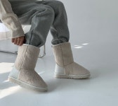 제이와이컴퍼니98 WB-0102 (롱) 한라 어그 퍼 배색 털 겨울 부츠 롱부츠 2.5cm 2390