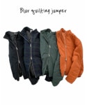 앤챈 218 - [Unisex] Blur quilting jumper(3col)