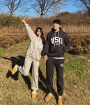 민민커플 [초특가!/기모] 리버스 USA 프린팅 트레이닝세트 후드 조거팬츠 커플룩 시밀러룩 데일리룩