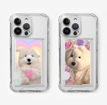 324스토어 카드 슬롯 하트뿅뿅 공주 댕댕이 아이폰 갤럭시 케이스