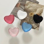 케이스크림 캔디하트 [레진톡] 그립톡 스마트톡 원형톡 하트톡 반구톡 아크릴톡 레진톡 구슬톡 키링 스트랩 인형 고양이 강아지 동물 케이스 투명... 