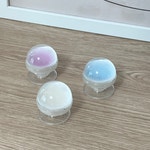 케이스크림 [맥세이프 가능] 프레임 그라데이션 [구슬 반구톡] 그립톡 스마트톡 원형톡 하트톡 반구톡 아크릴톡 레진톡 구슬톡 키링 스트랩 인형... 