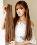 하이유니 스트레이트 펌 붙임머리 부분가발 3개 - 1셋트