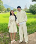 민민커플 바스락소재! 가을 트레이닝 시밀러룩 나일론 원피스 맨투맨 와이드팬츠 커플룩