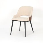 [착불배송 상세확인] K2581 블랙 스틸 패브릭 의자 1color