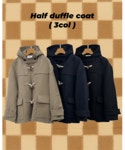앤챈 266 - [Unisex] Half duffle coat(3col)