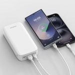 더나은주식회사 라운드핏 듀얼 보조배터리 20000mAh+(C타입 케이블 포함)