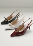 프롬릴리 [국내제작🩷] 애나멜 리본 슬링백 힐