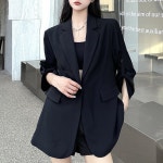 스윗트리 [스윗트리]간절기 캐주얼 루즈핏 롤업 7부 자켓(j0669) 스윗트리 [스윗트리]간절기 캐주얼 루즈핏  롤업 7부 자켓(j0669)