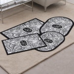 모드니하우스 모던 블랙 에띄드 규조토 발매트 2type / 2size