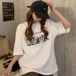 제이와이컴퍼니98 더밴드 반팔 박스티 오버핏 티셔츠 데일리룩 3721