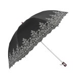 엘케이트 엘케이트 3단 양산 플라워 자수 수동 접이식 자외선차단 암막코팅 LDDR057