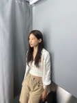 소스트 [30수 테리] 테리 튜브톱 (크림)
