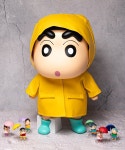 워너프 짱구 정품 우비 대형 빅 피규어 (사이즈 42Cm) 커스텀 스티커 포함