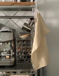 오유먼트 Mustard Linen Kitchen Cloth 국내 생산 자체제작 린넨 체크 키친클로스 테이블매트 집들이 선물