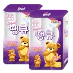 쇼우몰 오리지널 땡큐 3겹 14m 30롤 2팩 (당일출고+무료배송) 두루마리 화장실 화장지