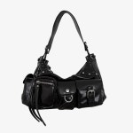 미니베르 [🖤보부상/투웨이] 로지 포켓 숄더백 크로스백 스퀘어백 (2color)