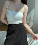 하이앤팜 [1+1당일출고]캡내장 슬림 스판 이너 민소매 나시