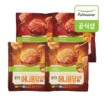 풀무원공식스토어 [생산직송] 풀무원 허니퐁당 달콤치킨 350g 2개 + 매콤치킨 2개