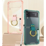 주주연구소 갤럭시 플립7 플립6 플립5 플립4 FLIP 갤플립 지플립 케이스 투명 강화유리 터치펜 4338