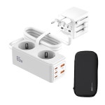 스카이 스카이 해외 여행용 GaN 65W 7in1 3250W 멀티탭 어댑터 TMT65W