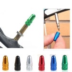  Sports & Outdoors Cycling Silver Tire Repair Kits Cycling Domybest 4pcs Presta to Shrader Bicycle Road Bike Valve Adapters... 