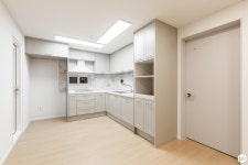 인테리어가 쉬워지는 방법, 집닥 매력적이고 고급 진 딥그린 양개형중문 : 양천구 목동 신동아 파밀리에 아파트 30평