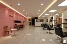 경북 김천시 덕곡동 핑크빛과 골드포인트로 세련되고 고급스러운 헤어샵 인테리어 간편안심인테리어 집닥 핑크빛과 골드포인트로 세련되고... 