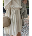 프롬 디어 원피스 (가을 하객룩 레이어드 원피스)