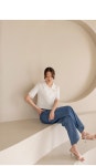 예니스 핀턱 데님 와이드 팬츠(기본,롱) - 시크라인 예니스 핀턱 데님 와이드 팬츠(기본,롱)
