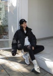 시크폭스 - 베어빈 덕다운 하이넥 패딩 점퍼