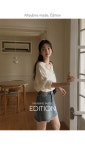 메이빈스 [3천장돌파]햅 포켓 블라우스