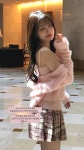클라우드이모션 베버리즈 체크 플리츠 SK
